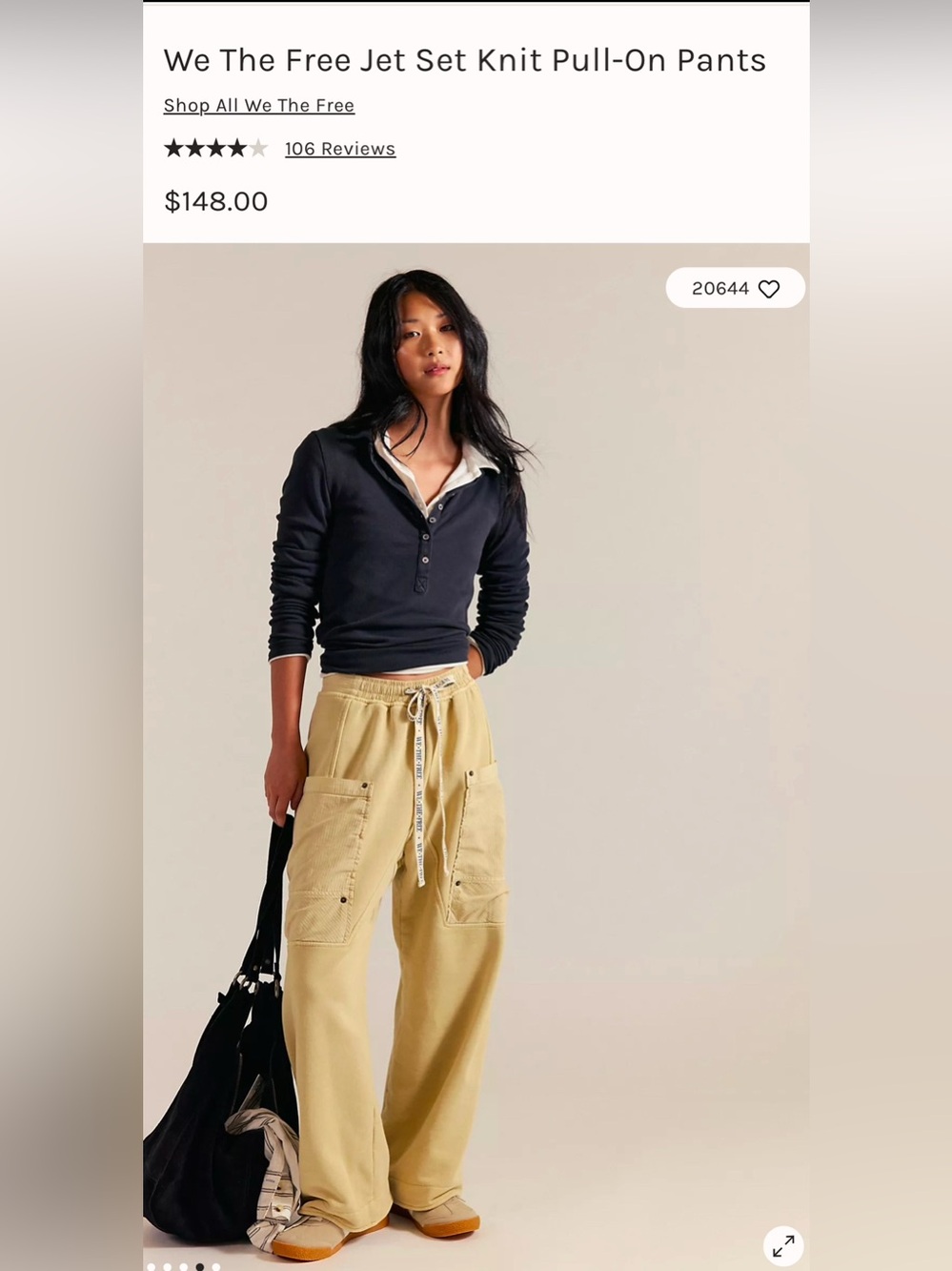 We The Free Jet Set Knit Pull-On Pants